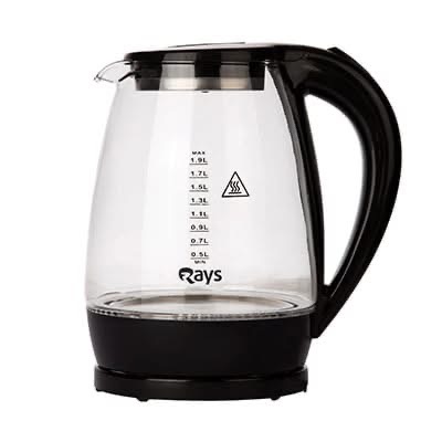 Rays glass kettle